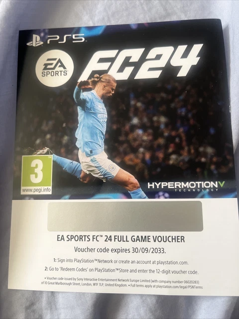 EA Sports FC 24 Full Game Voucher  Plus FUT Voucher