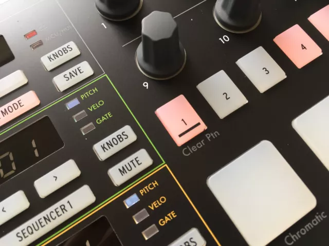 Overlay (Full Size, black) für Arturia Beatstep Pro (Firmware 2.0) 2