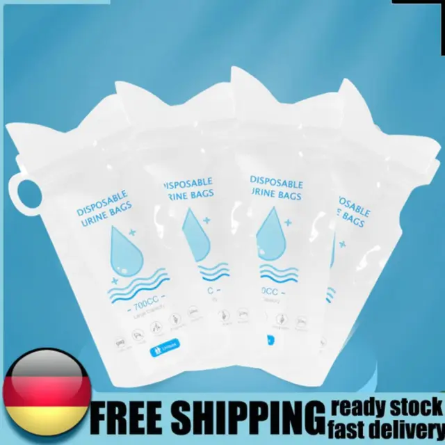 700ml Urinal Toilet Bag Sealed Disposable Piss Bags Portable for Outdoor Camping