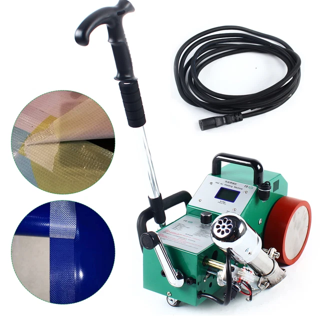 Banner Welding Machine Heat Jointer PVC Plastic Fabric Welder Hot Air DC Fan USA
