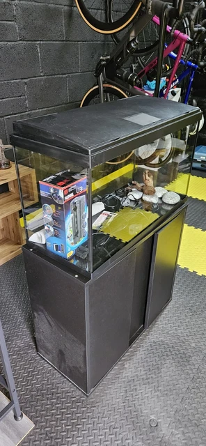 complete tropical fish tank set up