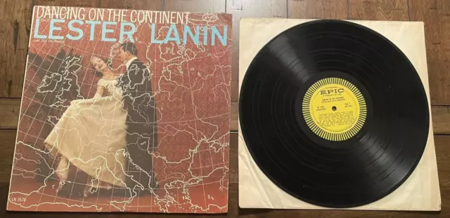 Lester Lanin & His Orchestra - Dancing On The Continent, Vinyl LP -  LN 3578 VG