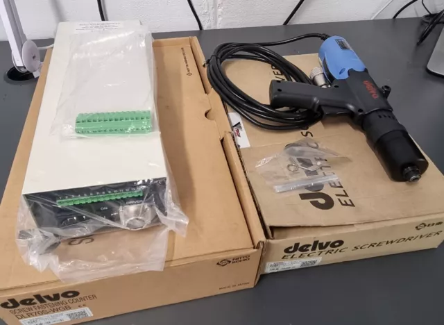 Delvo DV70LL-IKE Torque Electric Screwdriver & DLR70S-WGB Controller & Counter