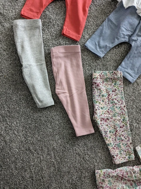 Next Baby Girl Tops Leggings Dress Hat Bundle Size 0-3 Months 7
