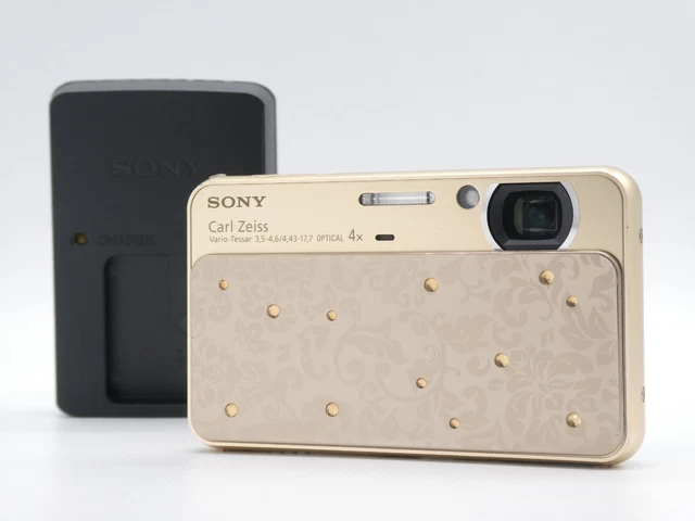 [NEAR MINT] SONY Cyber Shot DSC-T99D Gold 14.1MP  (language Japanese only)