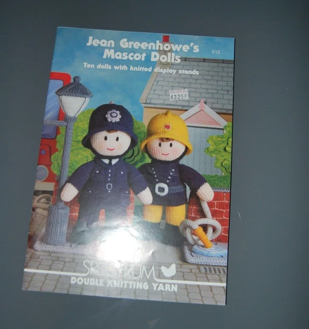 JEAN GREENHOWE'S MASCOT Dolls Knitting Pattern Booklet EUR 5,90