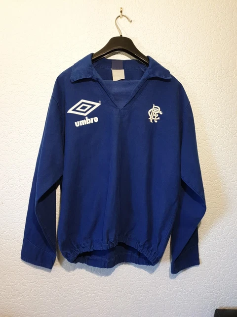 GLASGOW RANGERS FOOTBALL SHIRT UMBRO SIZE XLB-XS VGC