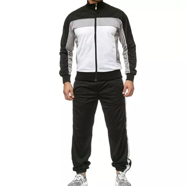Herren Trainingsanzug Joggingpullover Mantel Jacke Hose Sport Trainingsanzug Set