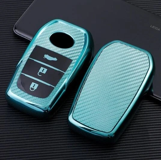 Leather Alloy Car Key Case Cover Shell For Toyota Land Cruiser Prado - View #14
