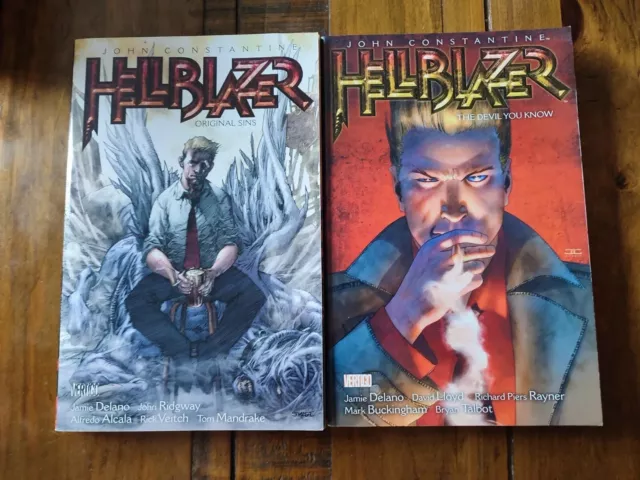 DC Vertigo Graphic Novel - Hellblazer Vol 1 & Vol 2 TPB Constantine