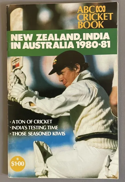 ABC Cricket Book New Zealand & India In Australia 1980-81