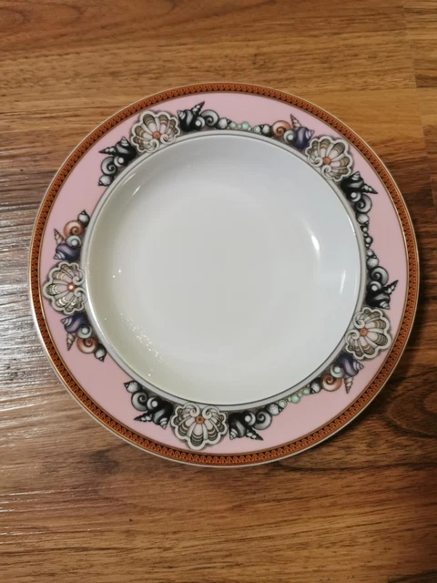 Rosenthal Versace Les Ètoiles de la Mer Couleurs pink Suppenteller 22 cm  a