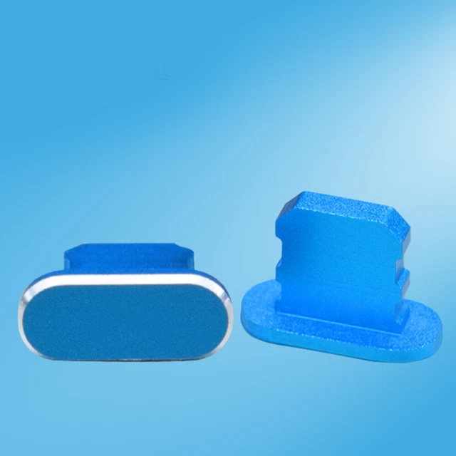 5PCS Universel Phone Métal Antipoussière Plug Cap Stopper Cover Prise De 3