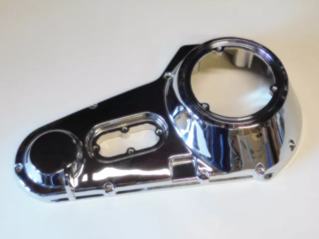 Shovelhead Chrome Outer Primary Cover. 8 Hole  65-82 OE 60508-70