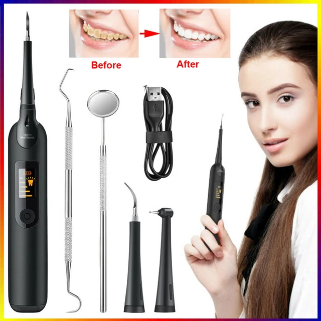Ultraschall Zahnsteinentferner, Elektrisch LCD Zahnstein Whitening Zahnreiniger