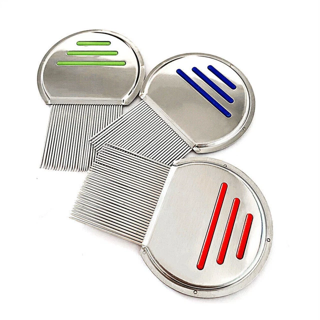 Nitty Gritty Lice Nit Comb Head Lice Treatment Stainless Steel Teeth& Metal Comb