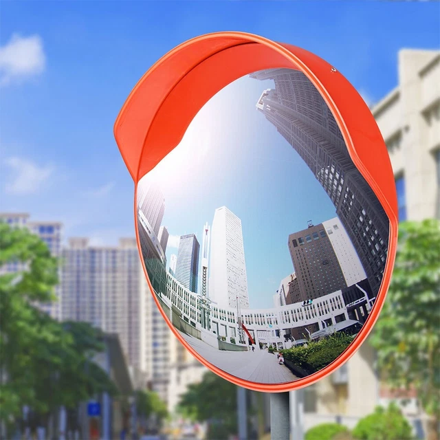 Traffic Convex PC Mirror Wide Angle Blind Spot Corner Road Parking Safety 22 18"
