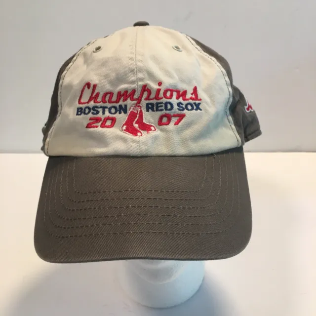 Red Sox 2007 World Series Red Sox Baseball Cap Head Shots Embroidered Used