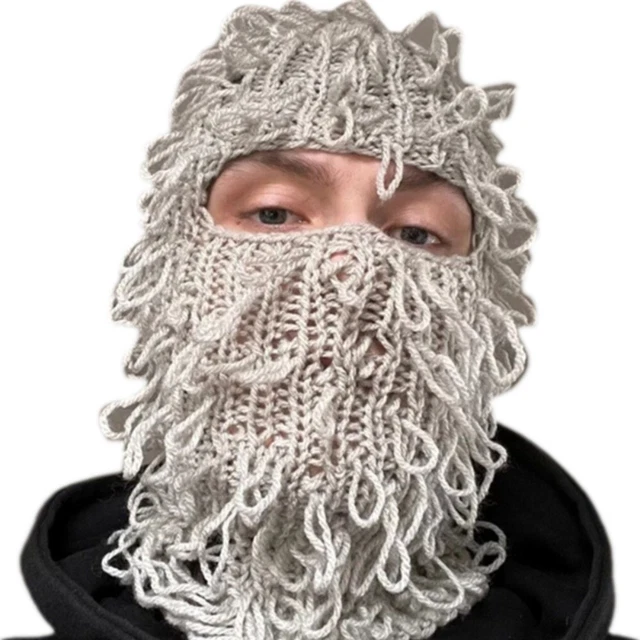 Costume cosplay Halloween festa cappello con cappuccio antitempesta festa cappello a maglia