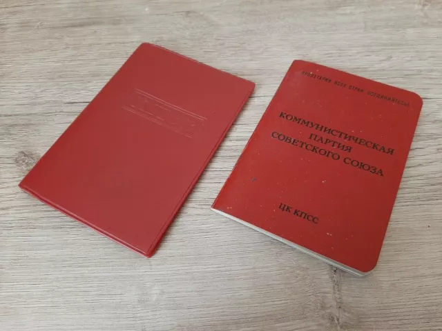 Carte de membre du Parti communiste soviétique Document officiel URSS +...