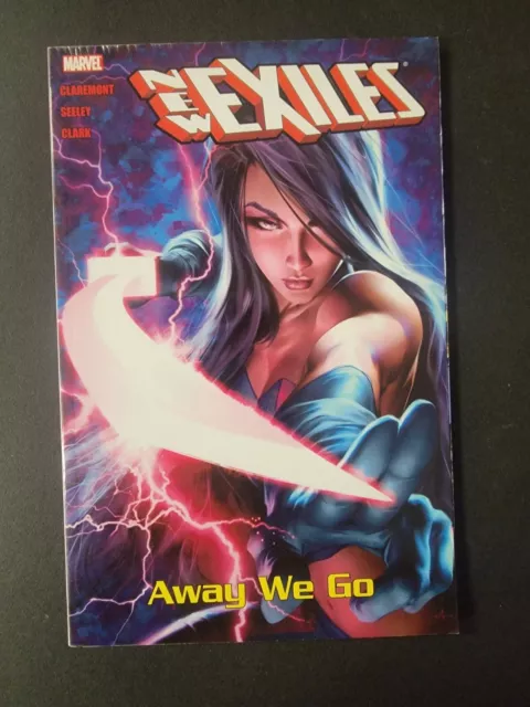 NEW EXILES - VOLUME 4: AWAY WE GO By Claremont & Clark - Psylocke Artgerm Cover