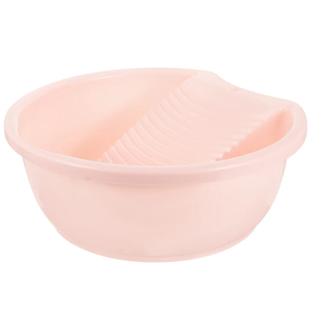 Lavabo para bebé lavabo recién nacido tabla de lavar rosa plástico