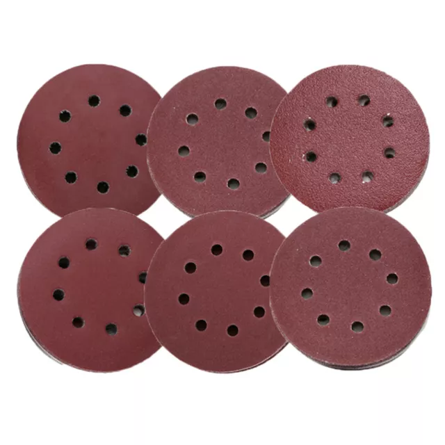 60 Pcs Round Sanding Pads for Grinder Disk Sander Sandpaper