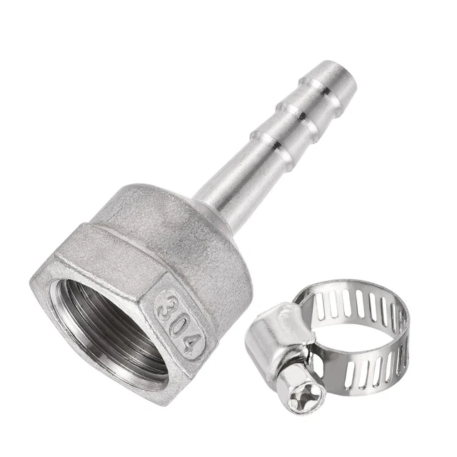 Tuyau Raccord Connecteur Adaptateur 8mm xG1/2 Femelle Tube 6-12mm Serrage