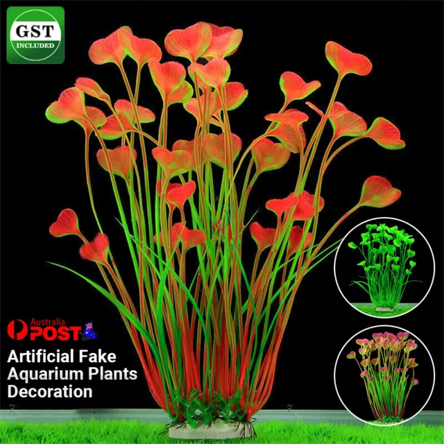 Artificial Fake Aquarium Plants Decoration Fish Tank Water Plant Grass Ornament