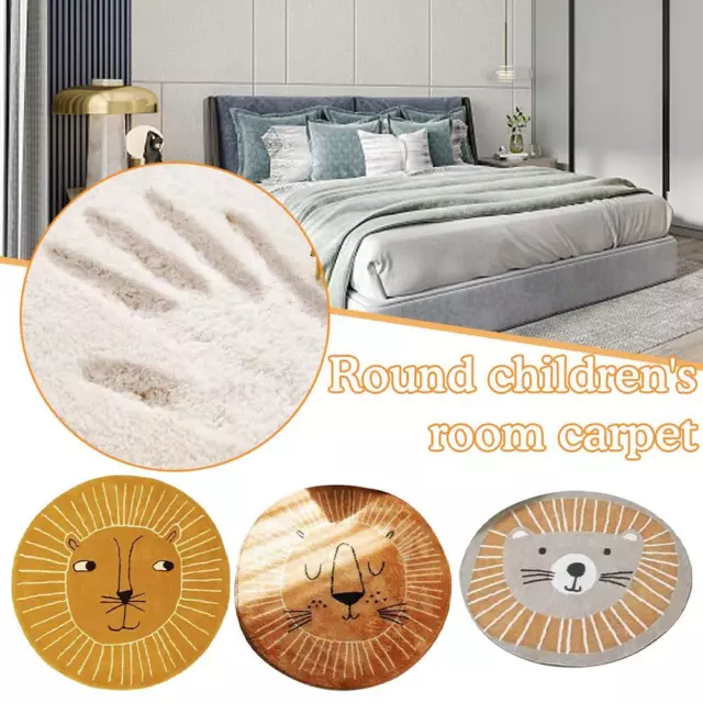 Grande tappeto rotondo per cameretta bambini sala giochi pavimento gattonare cameretta bambini'