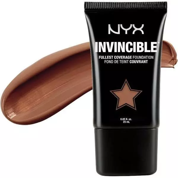 NYX Invincible Fullest Coverage Foundation COCOA INF15 .85 oz FREE SHIPPING!