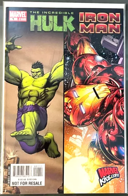 INCREDIBLE HULK IRON MAN SAMPLER #1 (NM-) Marvel 2008 High Grade Banner Stark