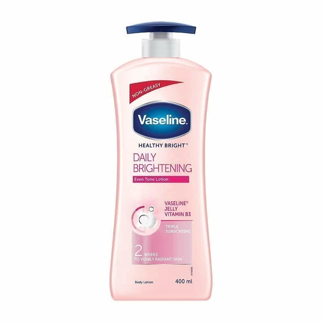 Loción corporal aclaradora diaria saludable vaselina (400 ml)