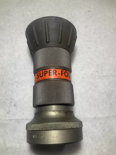 Goodall Super-Fog-II AHN-25 Fire Nozzle 2-1/2”  Twist shut off