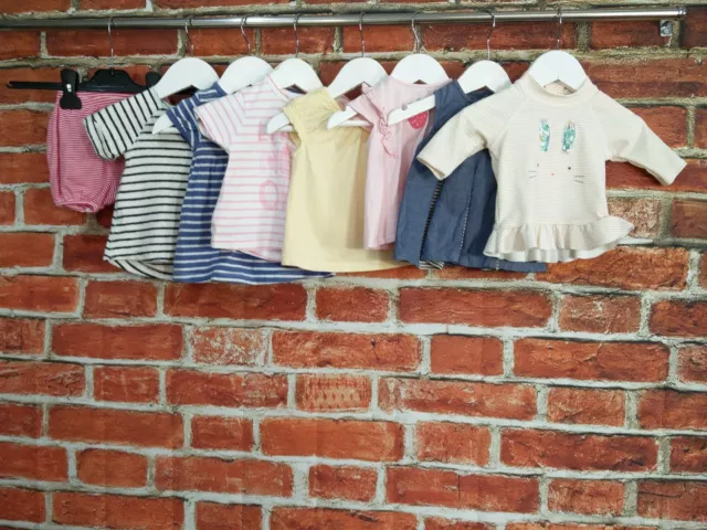 Baby Girl Bundle Aged 0-3 Months Next M&S Etc Summer Dress T-Shirt Shorts 62Cm