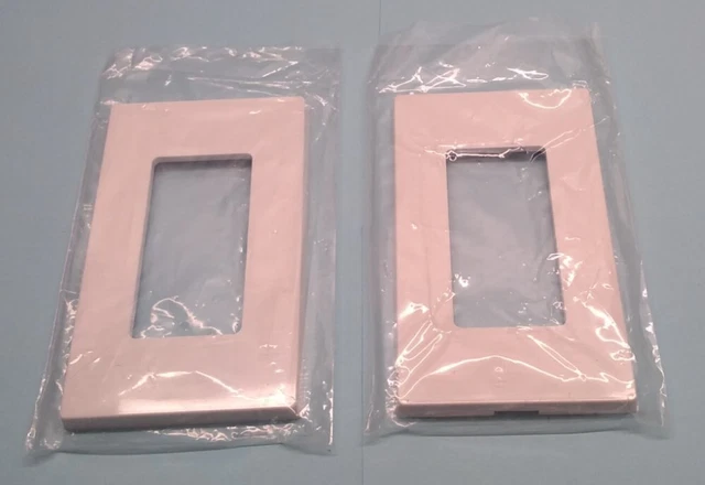 2-Pack Leviton White 1-Gang Decora Plus (Screwless) Wall Plate w/Free Shipping