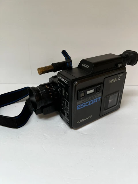 Raro 1987 Magnavox Movie Maker VR8285AV01 con correa, cámara solo SIN PROBAR