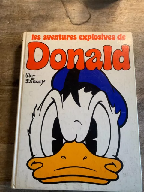 BD Disney Les Aventures Explosives de Donald 1975 2,3 Kg- Walt Disney-1975