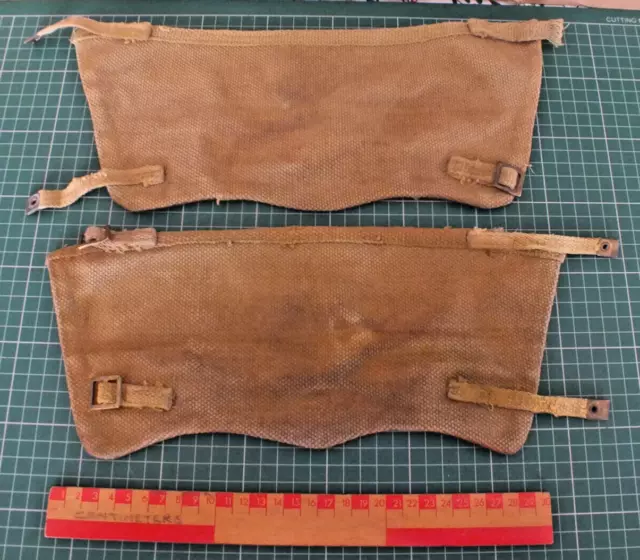 Wwii Canvas Puttees Gaiters