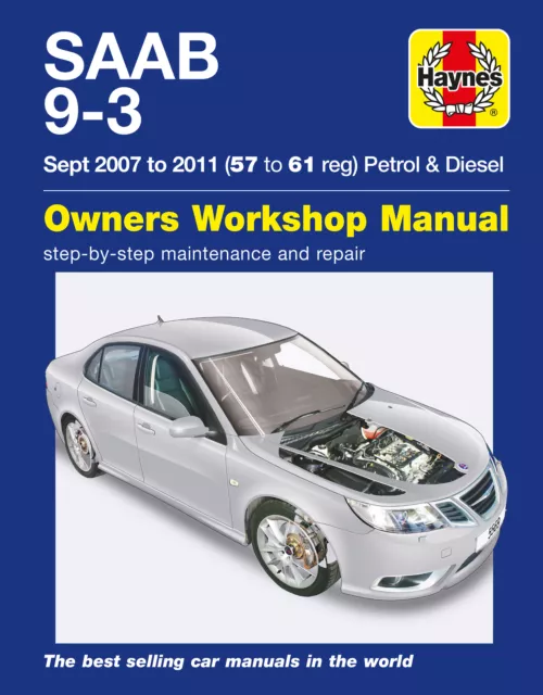 SAAB 9-3 Petrol & Diesel (07 - 11) Haynes Repair Manual (Paperback)