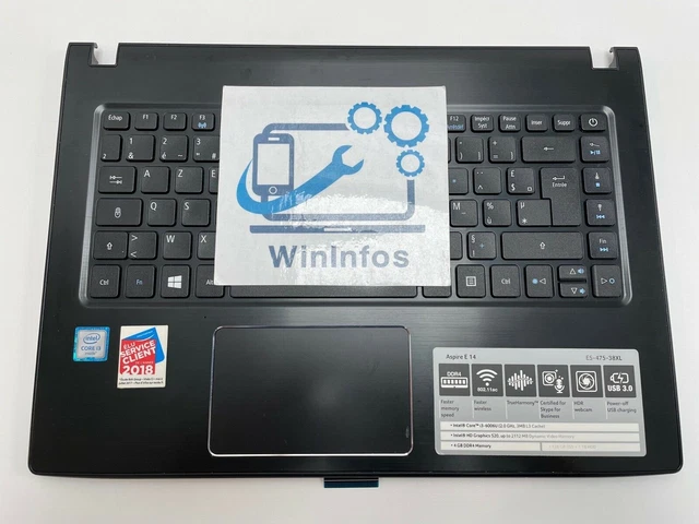 Coque Supérieure Avec Touchpad & Clavier Pour Acer Aspire V3-331 - Repose-main MS2392 - Occasion