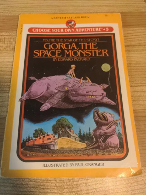 Choose Your Own Adventure #9 GORGA The Space Monster CYOA 1982