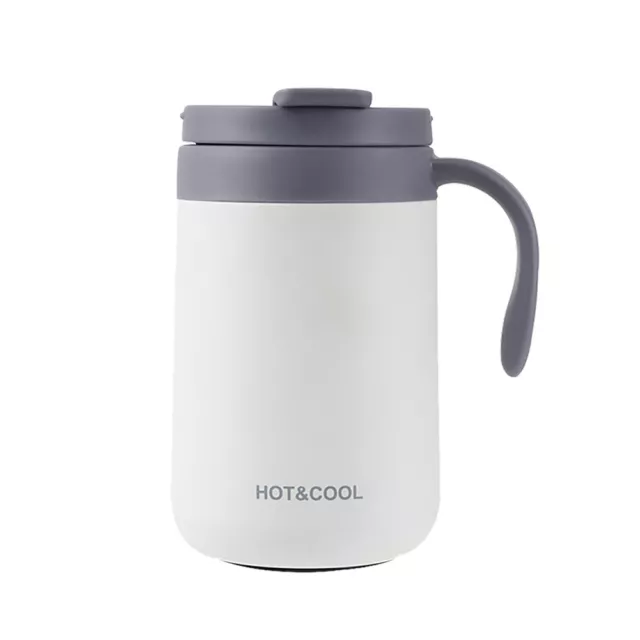 Stainless Steel Desk Mug Travel Mug Insulated Thermos Mug Tea Coffee Thermal  LL