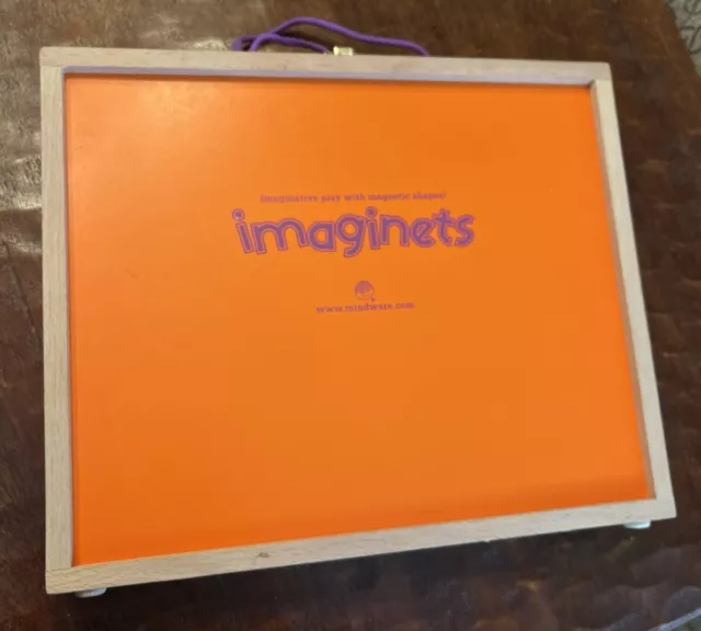 Imaginets Magnetic Shapes Play Set by MindWare - Blocks & Pattern Cards -  Stem