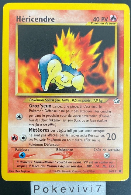 Carte Pokemon HERICENDRE 56/111 Commune NEO GENESIS Wizards FR OCCASION