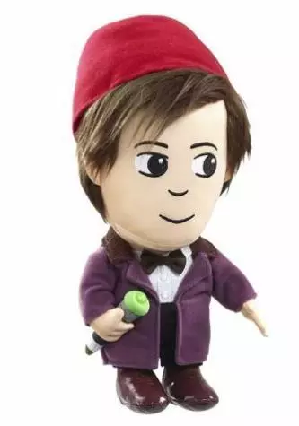 BBC Doctor Who Talking Matt Smith Soft Plush Toy with LED Light Sonic