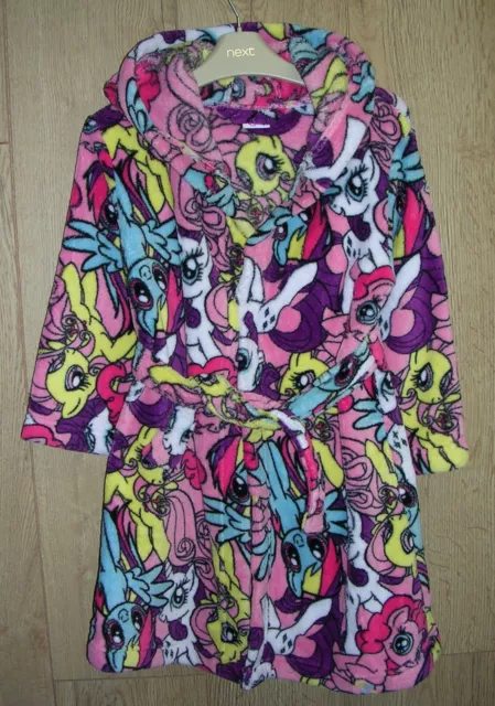 MY LITTLE PONY Girls Pink Fleece Dressing Gown Pyjamas Age 5-6 116cm
