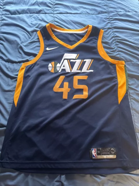 DONOVAN MITCHELL UTAH Jazz Jersey Size 52 XL Nike Swingman Basketball ...