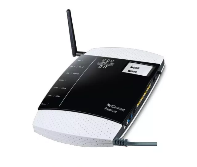 NetConnect Premium WLAN Router DSL Router ADSL2+ Modem TK-Anlage Made in Germany