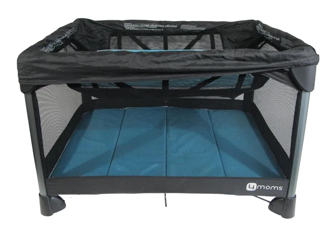 4Moms Breeze Classic Pack & Play Pen Playard Portable Plus Bassinet Bag Crib Set